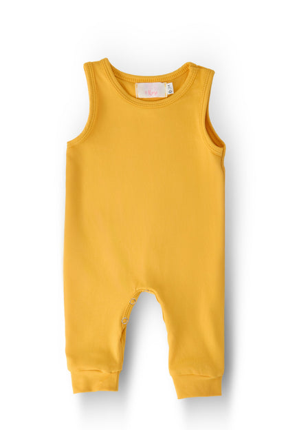 Mustard Tank One-Piece Jogger