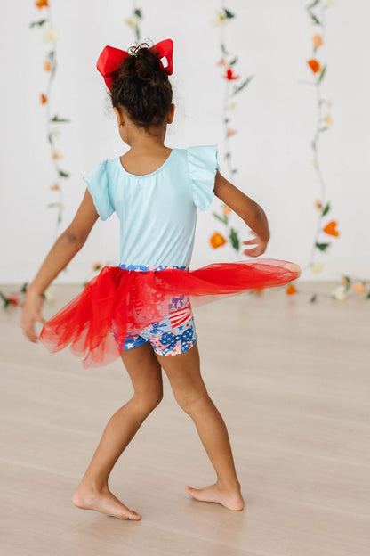 SALE Patriotic Patchwork Tutu Shorts