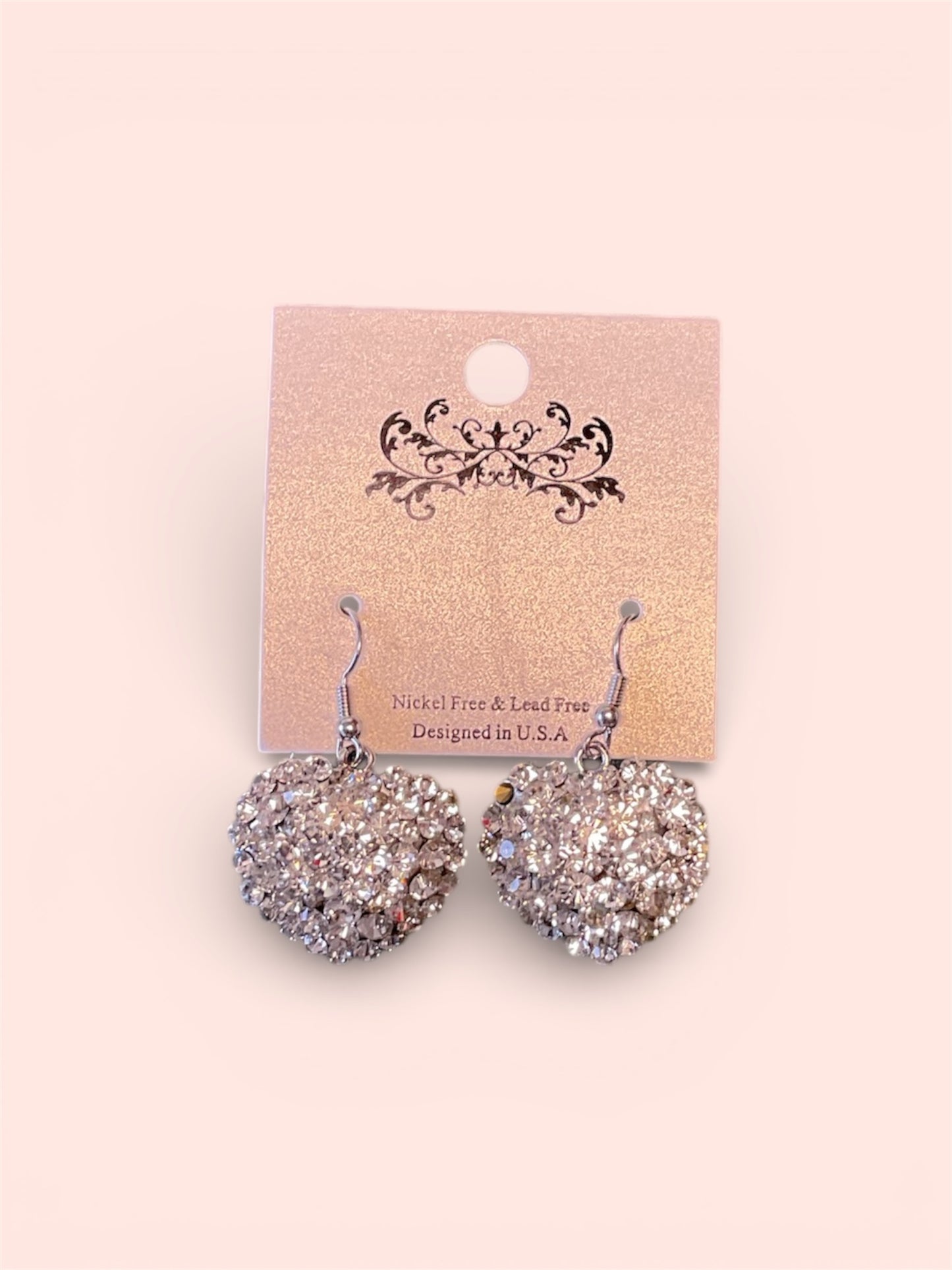 Heart shaped dangles