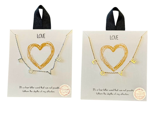 'L-O-V-E' NECKLACE