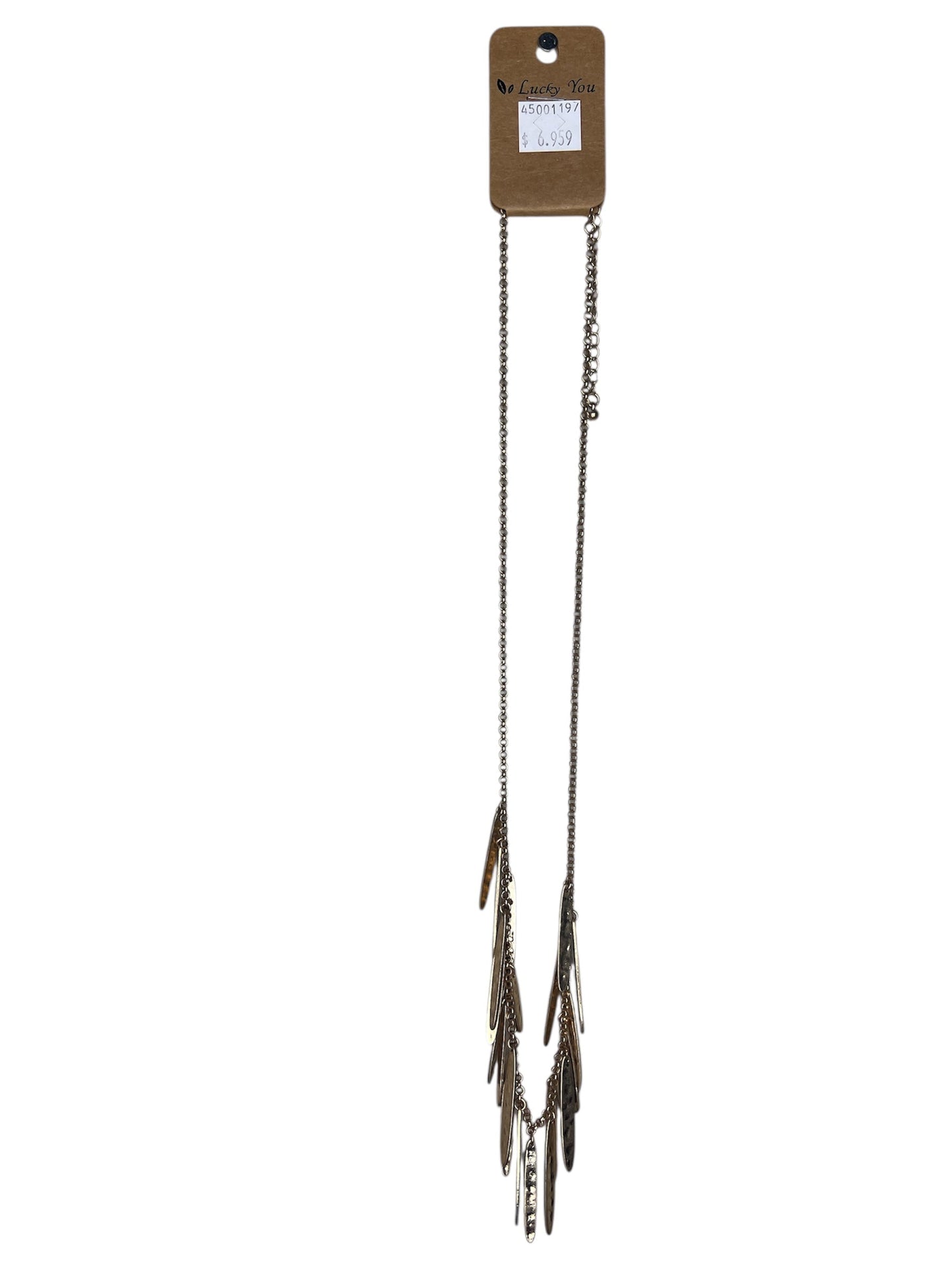 BRONZE STICKS NECKLACE