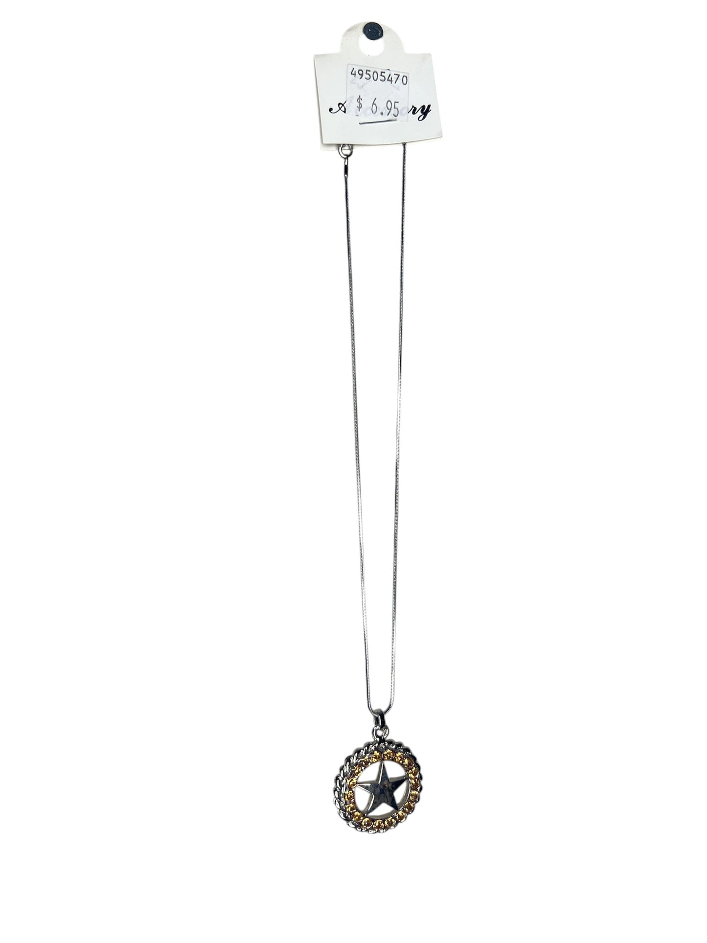 TEXAS STAR SILVER NECKLACE