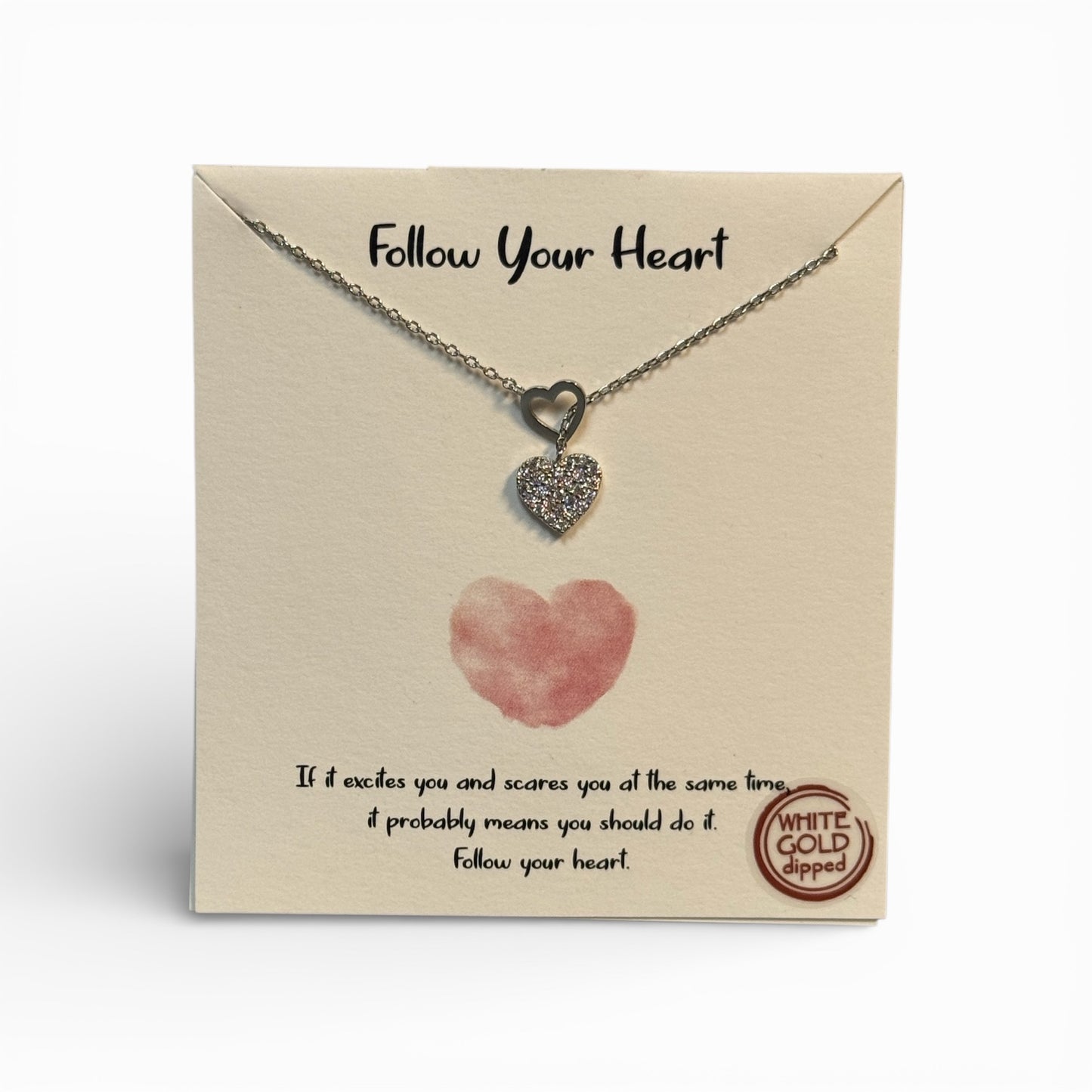 SLIP THROUGH HEART NECKLACE