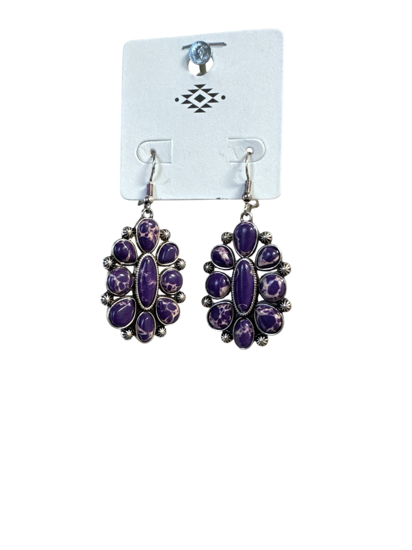 PURPLE BLOSSOM EARRINGS