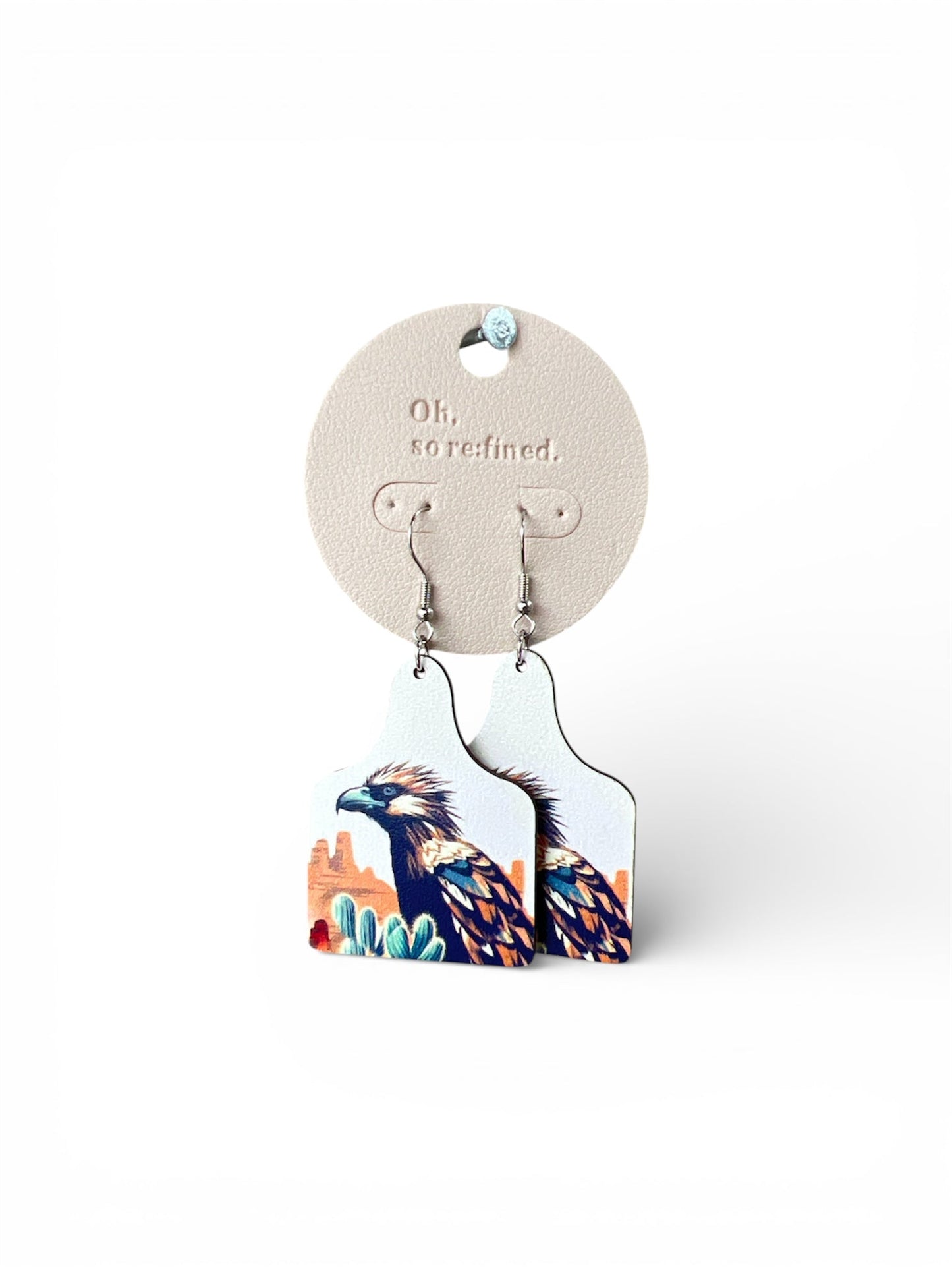 BIRD PLATED EARRINGS
