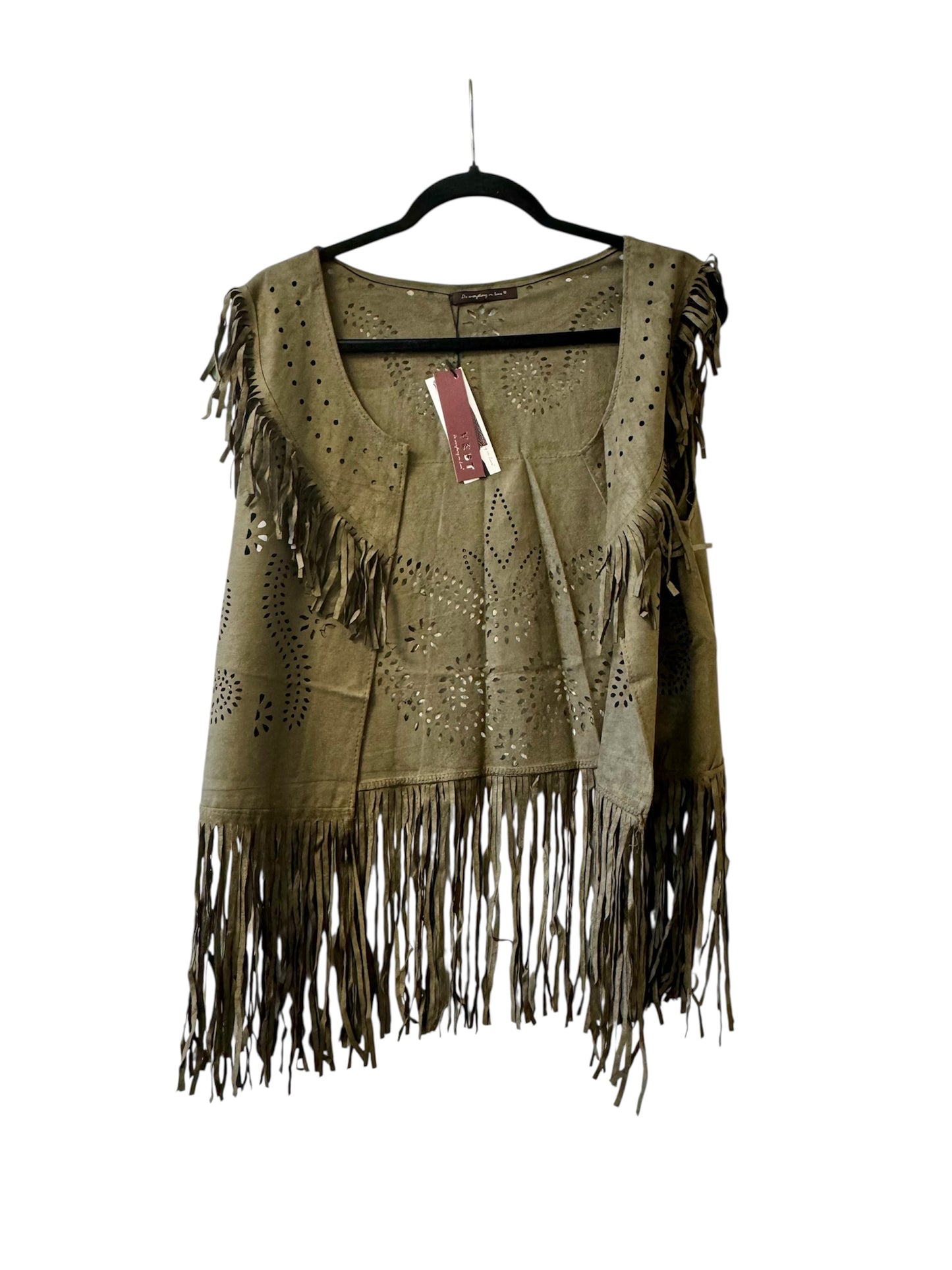 FRINGE VEST - WAS $30, NOW $15