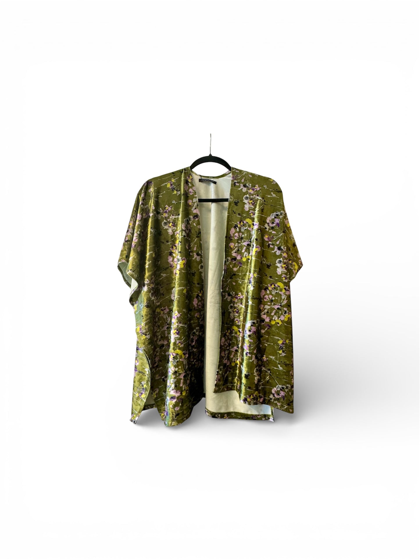 CRUSHED VELVET KIMONO - WAS $25, NOW $12.50