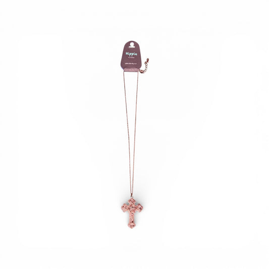 COPPER CROSS NECKLACE