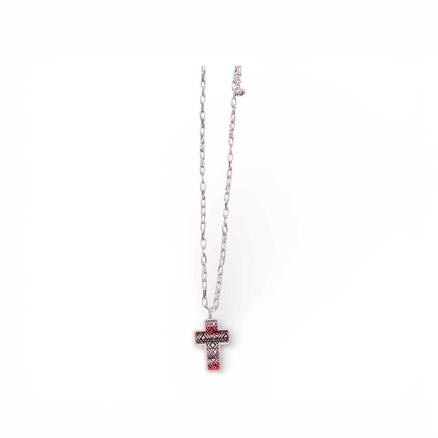 PEEP THROUGH CROSS NECKLACE