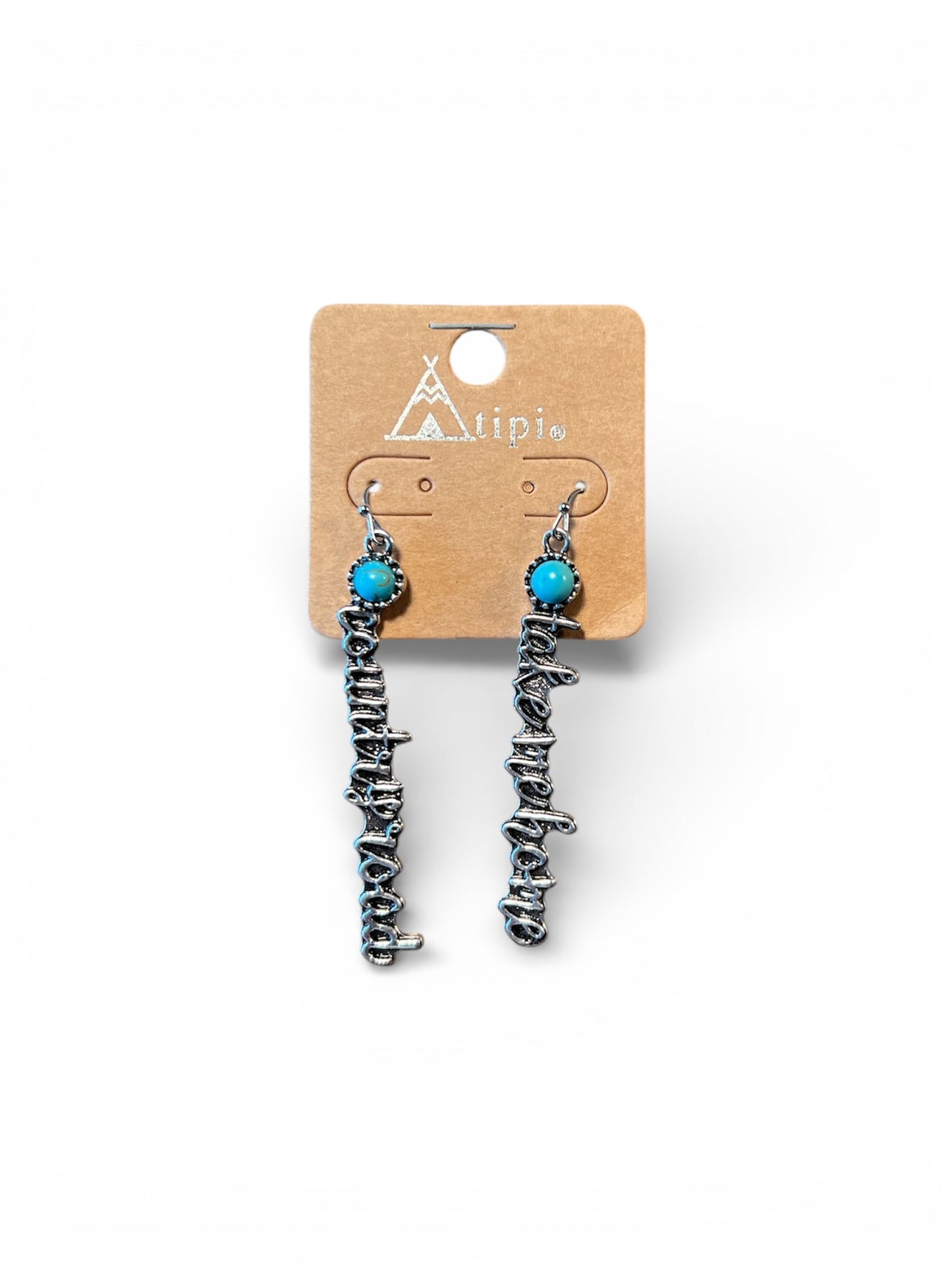 "COUNTRY ROAD TAKE ME HOME" DANGLE EARRRINGS