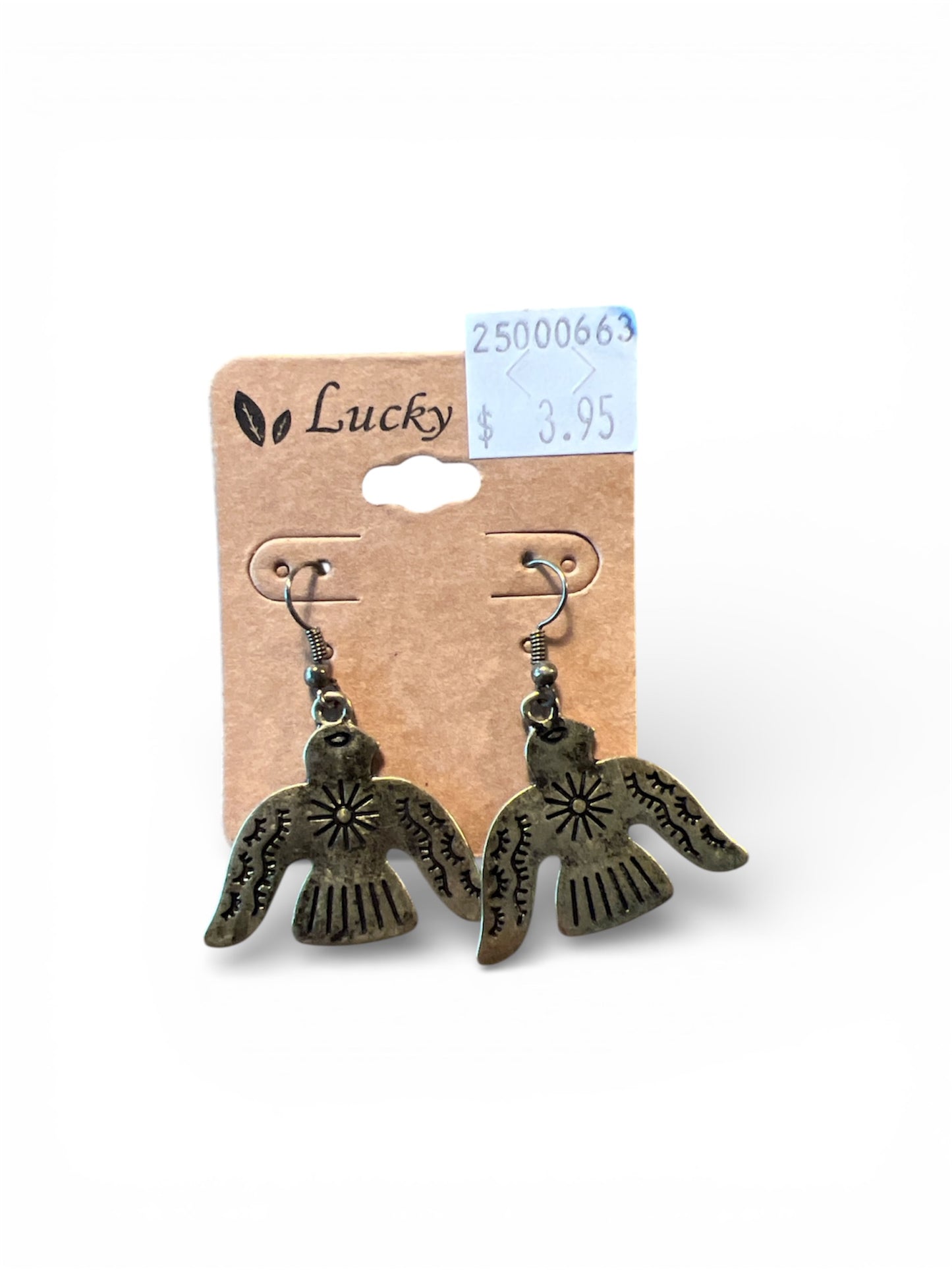 BRONZE BIRD EARRINGS