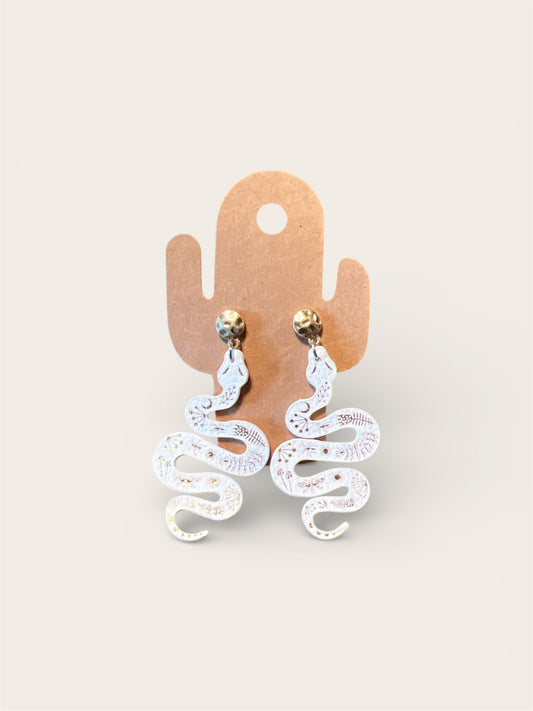 DANGLE SNAKE EARRINGS