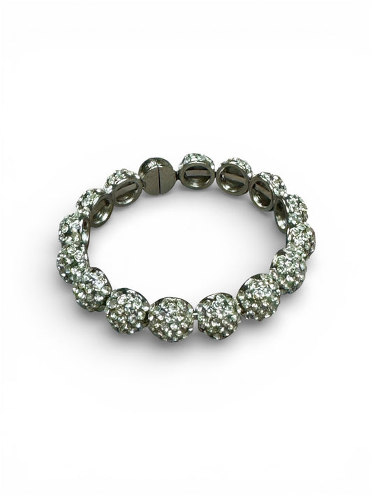 BLING BANGLE BRACELET WITH MAGNETIC CLOSURE