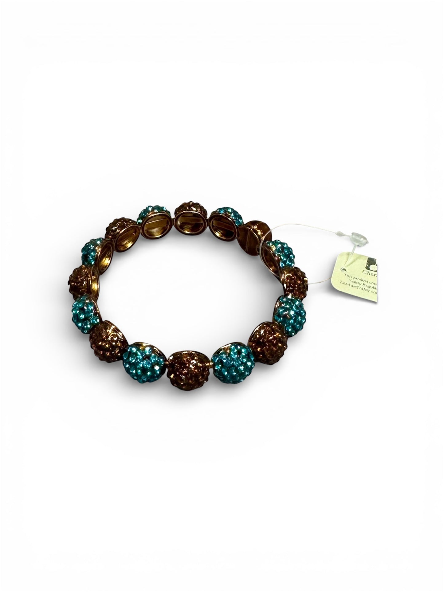 BLING BANGLE BRACELET WITH MAGNETIC CLOSURE