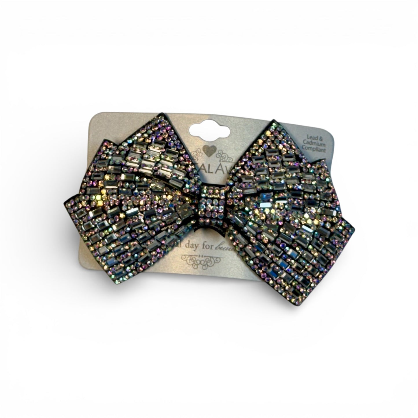 AB AND BLACK HAIR BARRETTE