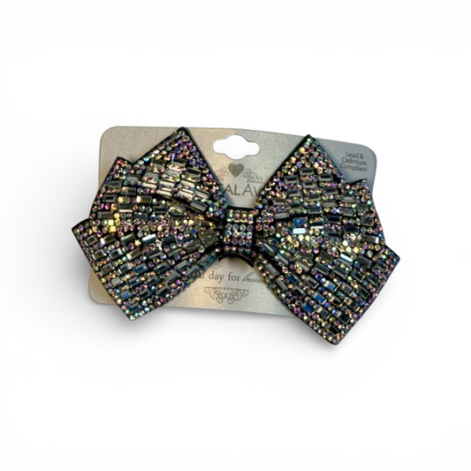 AB AND BLACK HAIR BARRETTE