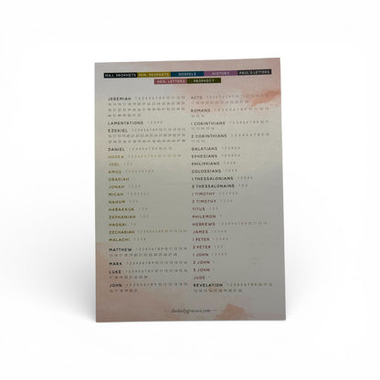 BOOKS OF THE BIBLE READING CHECKLIST