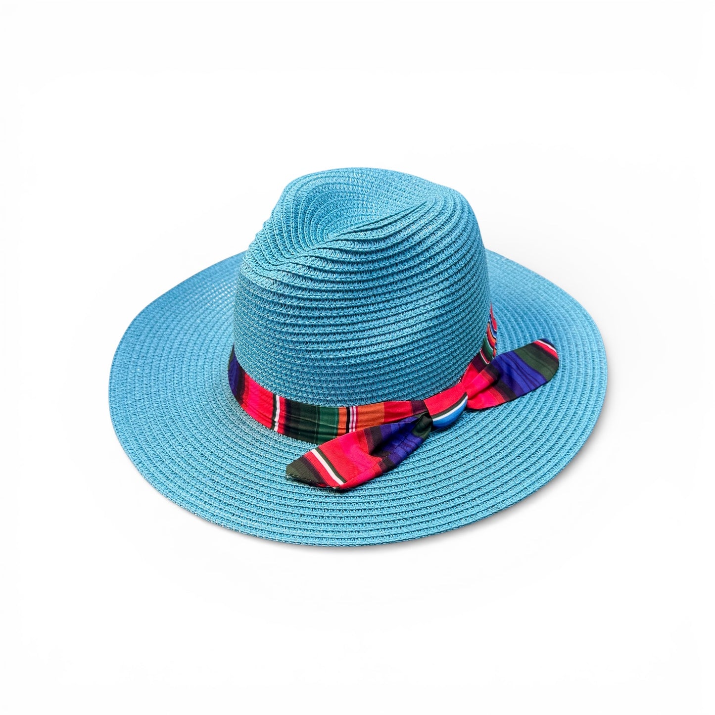 PANAMA STRAW HAT WITH SERAPE BAND