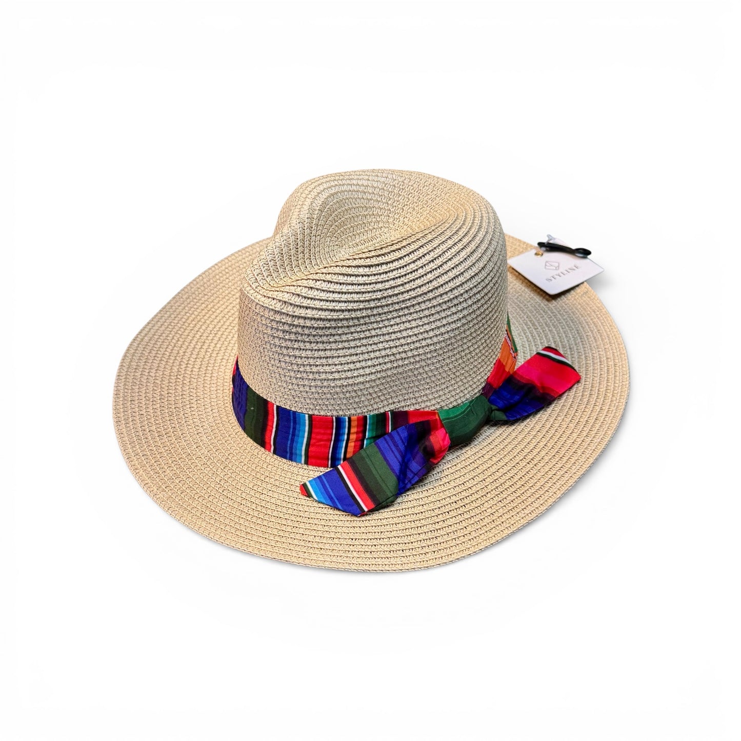 PANAMA STRAW HAT WITH SERAPE BAND