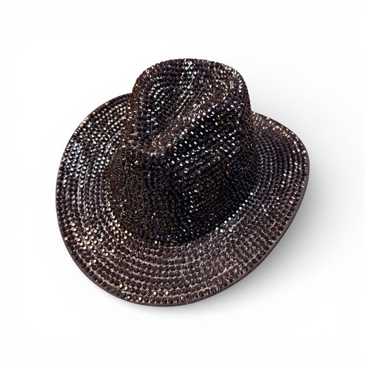BLING RHINESTONE COWGIRL HAT - WAS $40, NOW $20