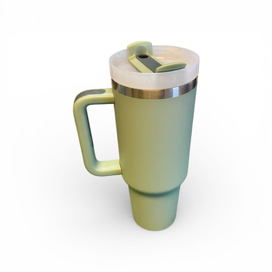 SAGE 40 OZ TUMBLER WITH LID AND STRAW