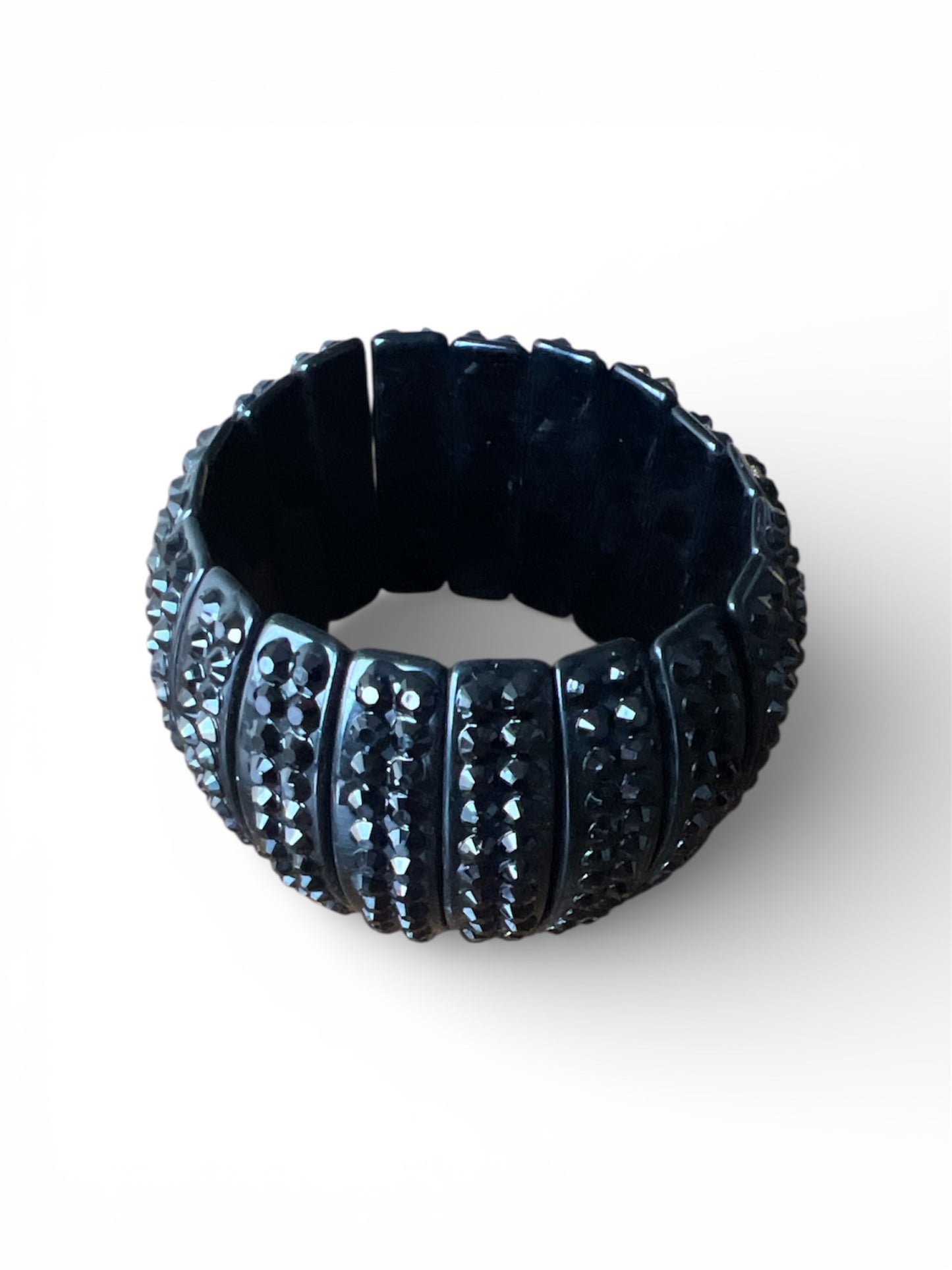 STRETCHY RHINESTONE CUFF BRACELET