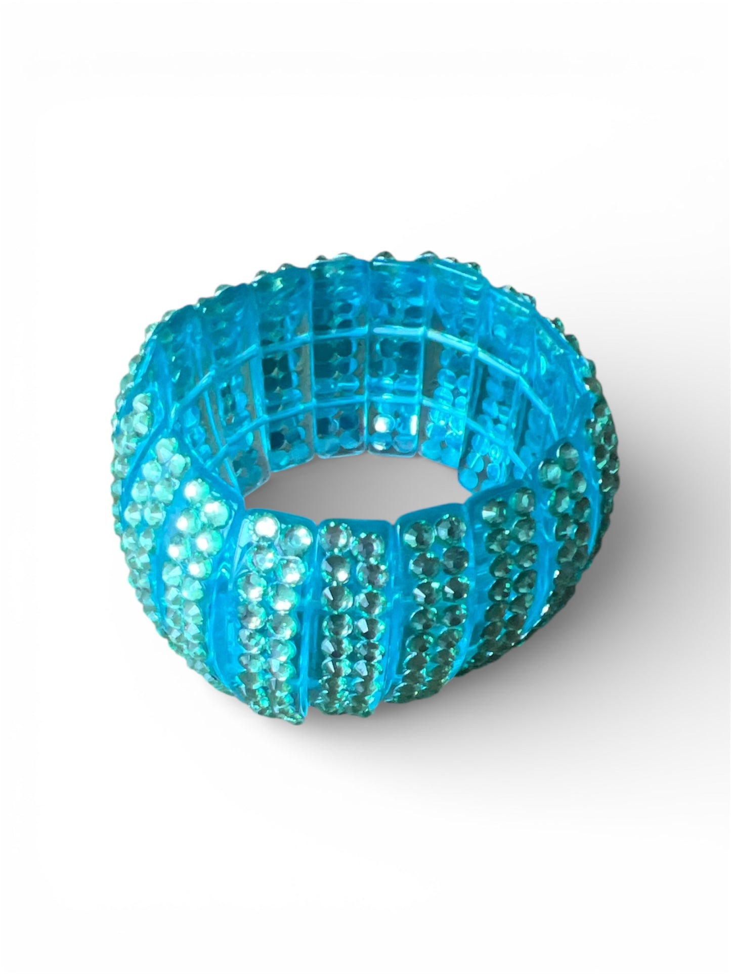 STRETCHY RHINESTONE CUFF BRACELET