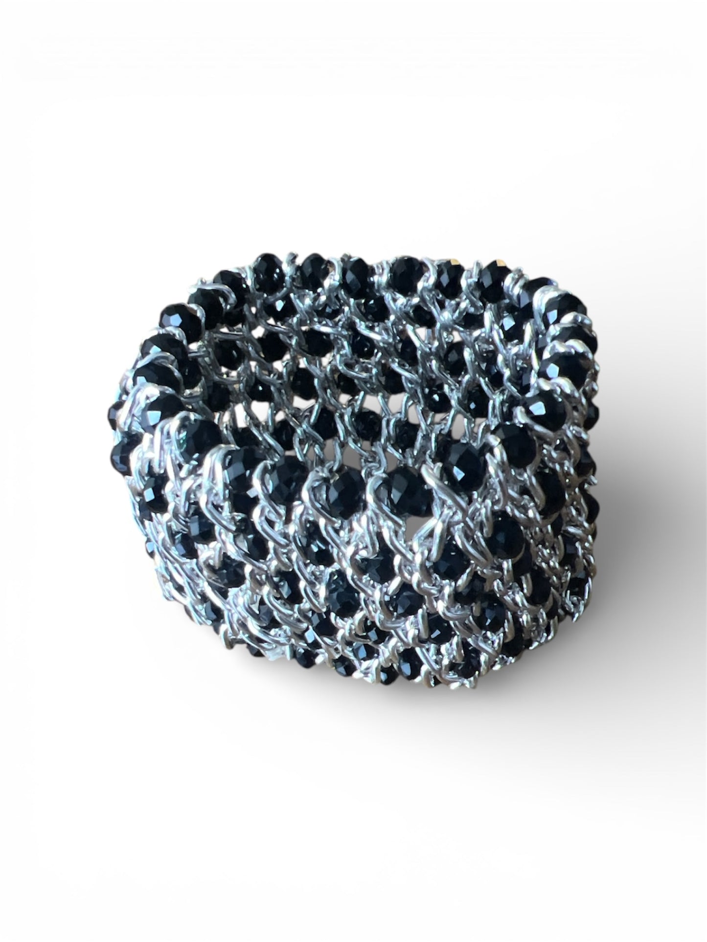 CHAIN LINK BEAD BRACELET