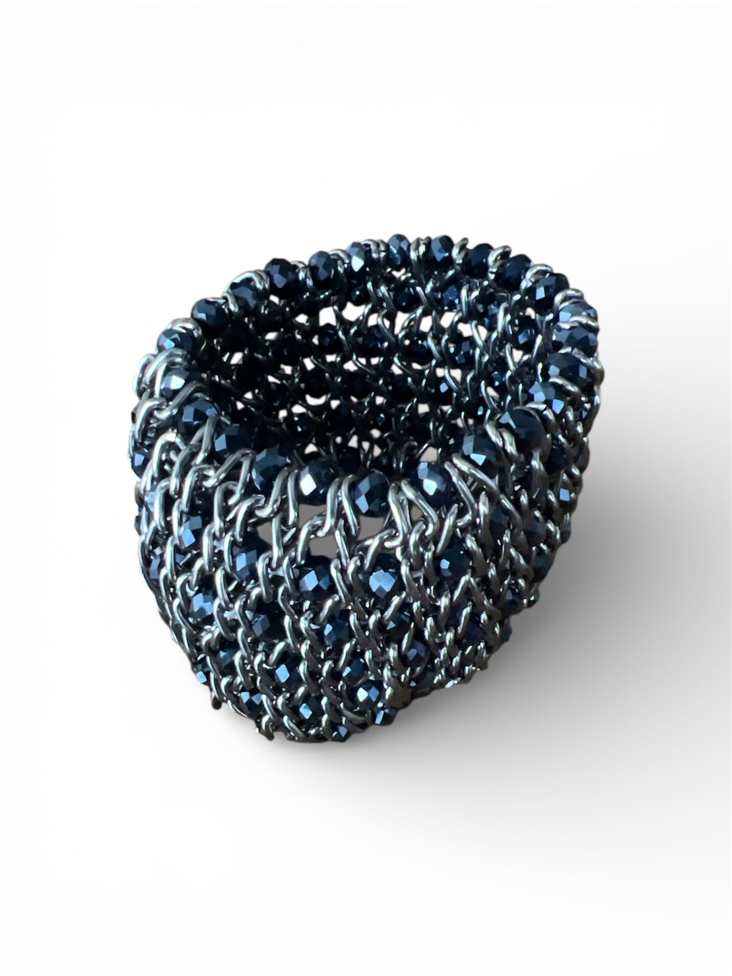 CHAIN LINK BEAD BRACELET