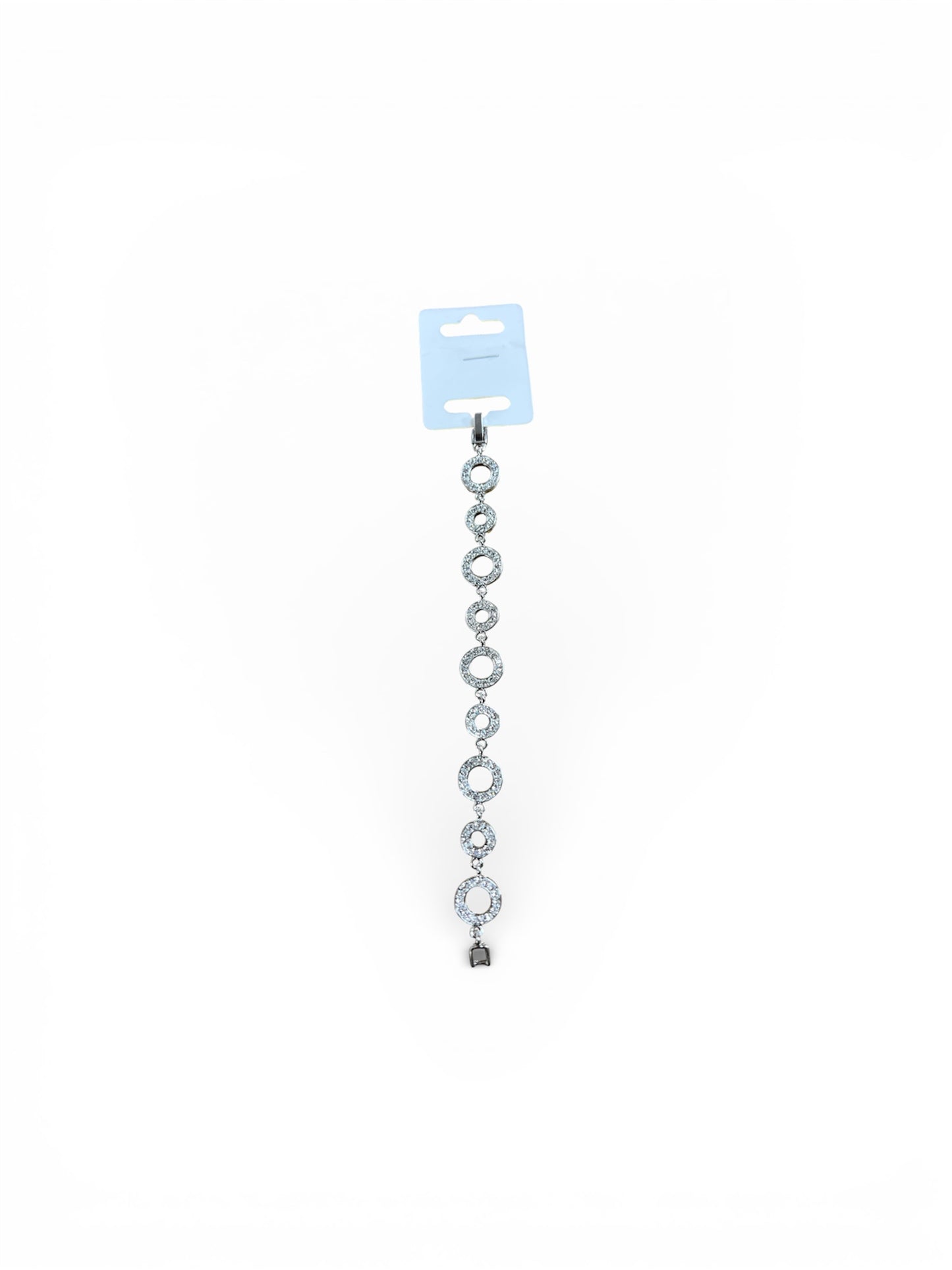 SILVER CIRCLE CHAIN BRACELET