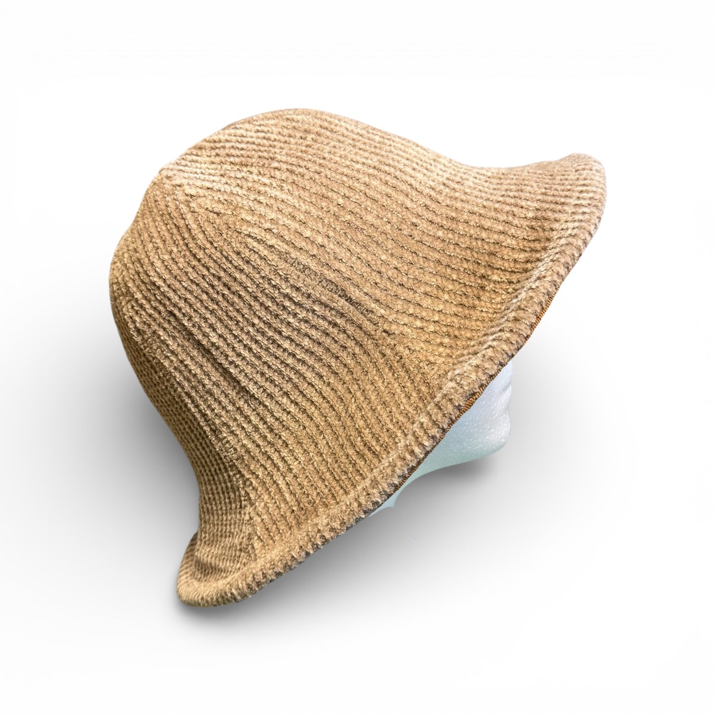CHENILLE BUCKET HAT WITH FLEXIBLE BRIM- WAS $12, NOW $5