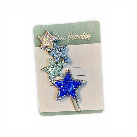 BLING STAR METAL HAIR CLIP