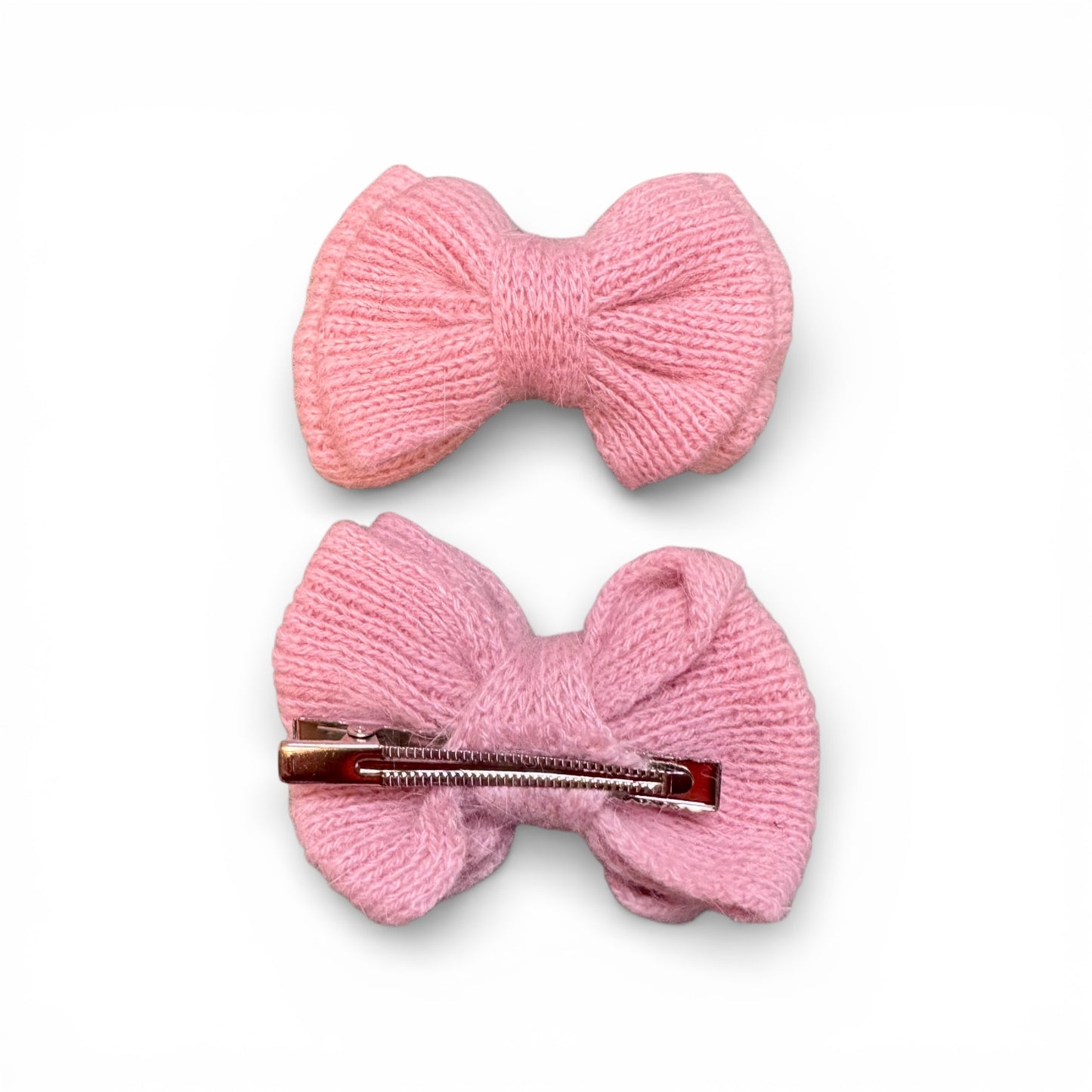 SOFT KNIT BOW HAIR CLIP
