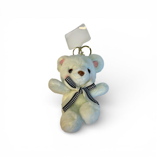 STUFFED BEAR PHONE CHARM