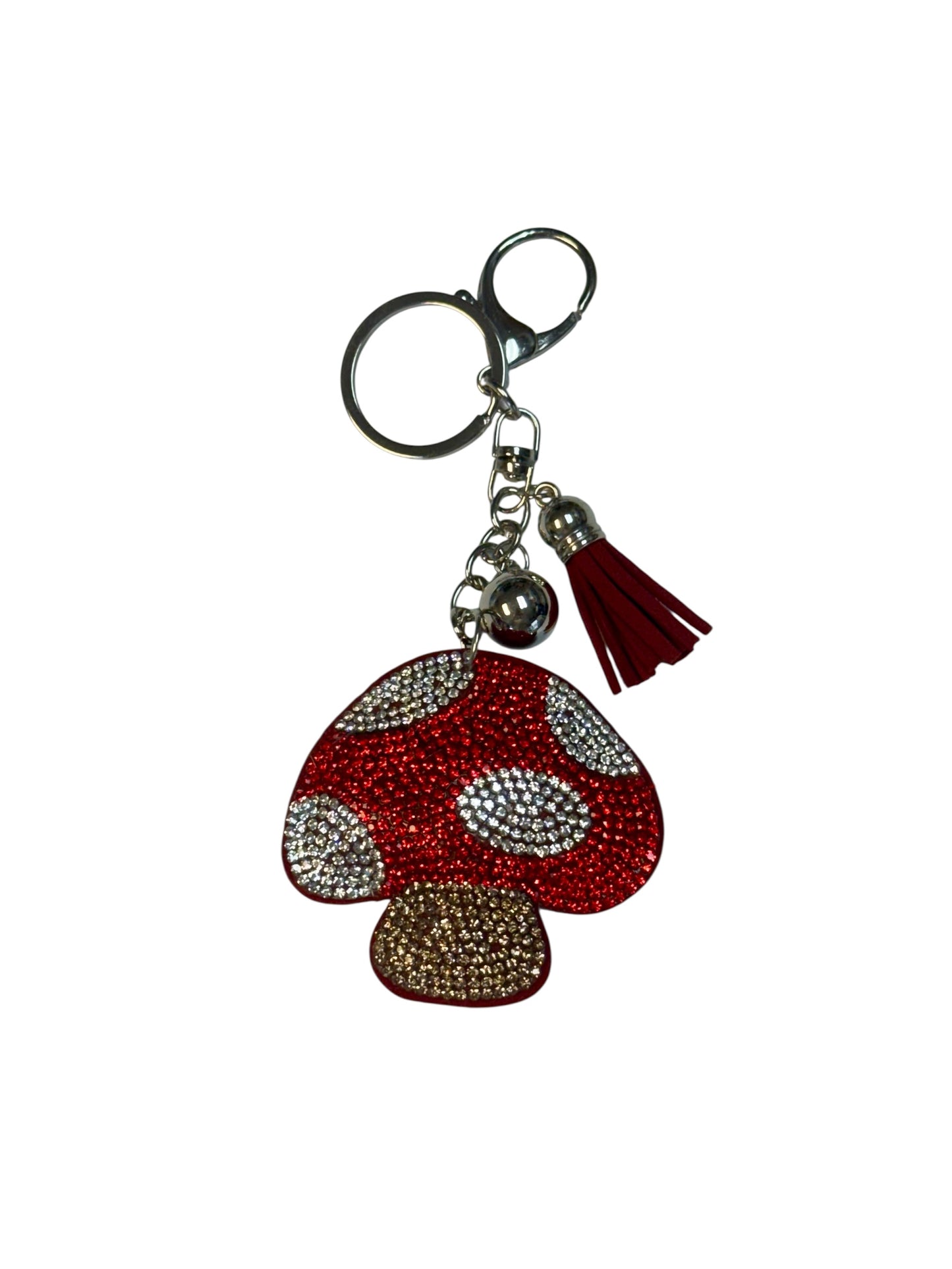 BLING PUFF MUSHROOM KEYCHAIN