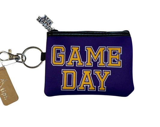 NEOPRENE 'GAME DAY' COIN PURSE
