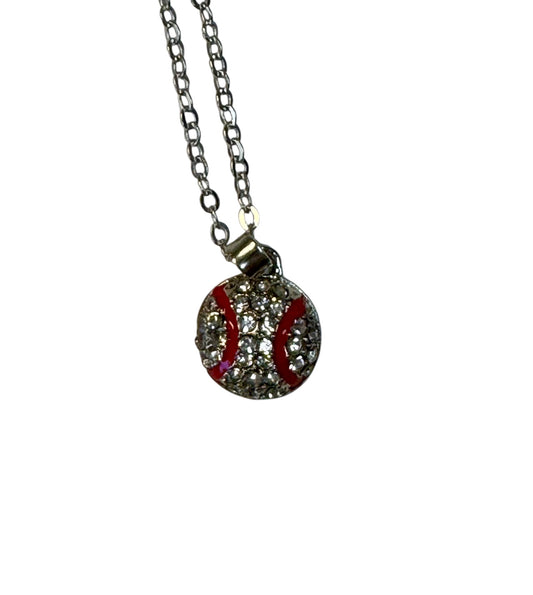 BLING BASEBALL NECKOLACE