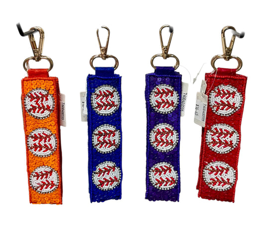 SEED BEAD BASEBALL WRISTLET