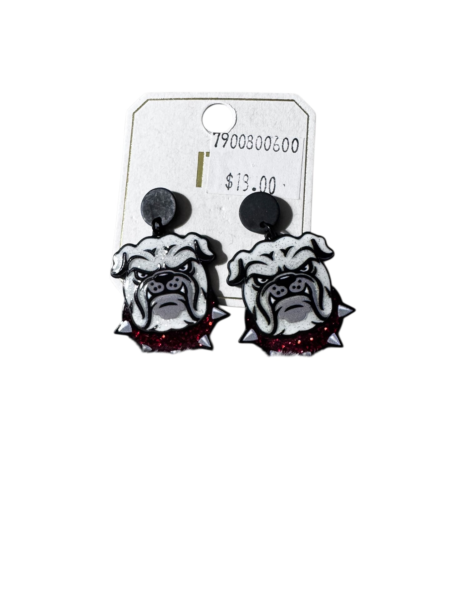 UGA BULLDOG EARRINGS