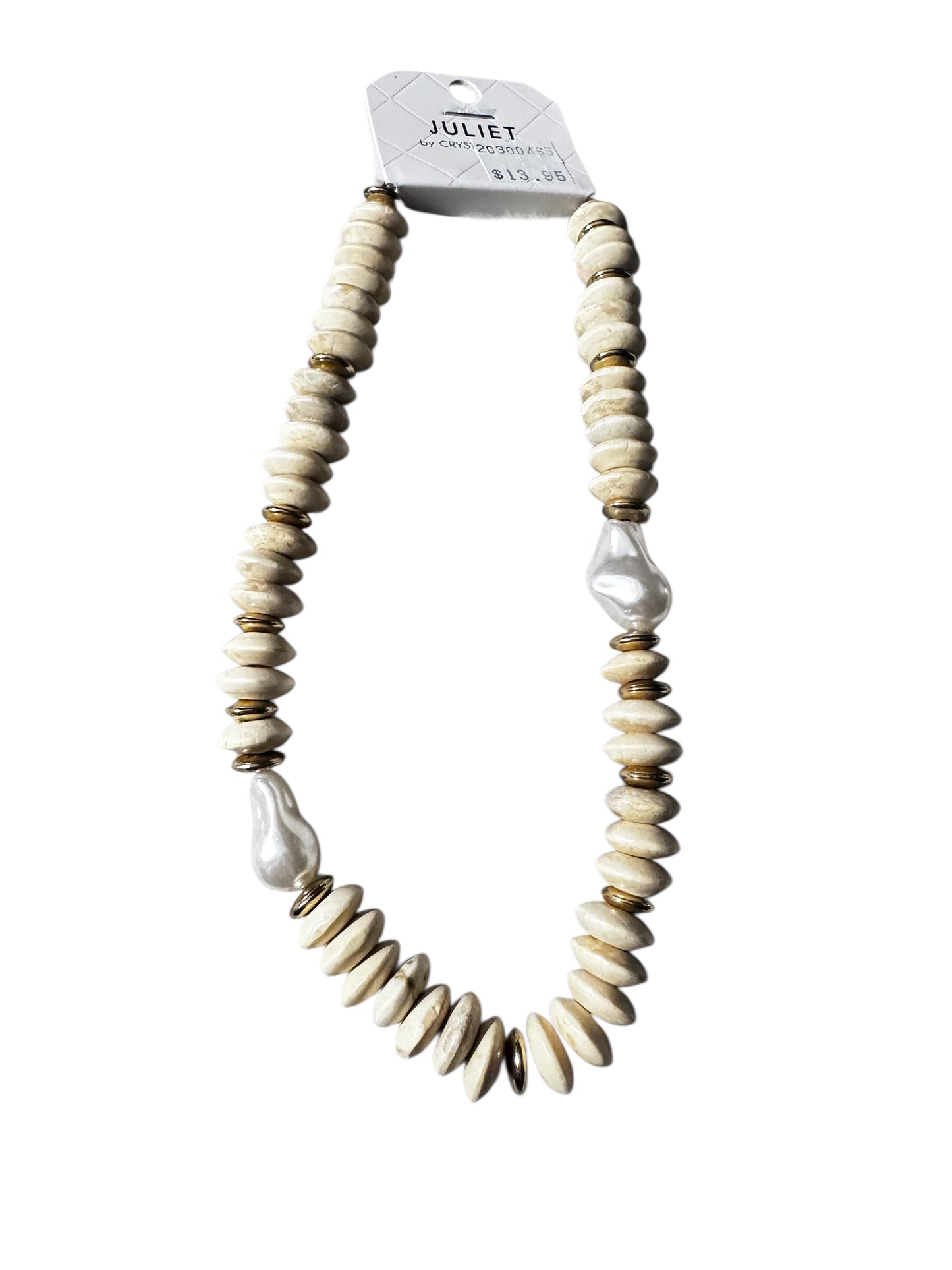 DISC STONE NECKLACE