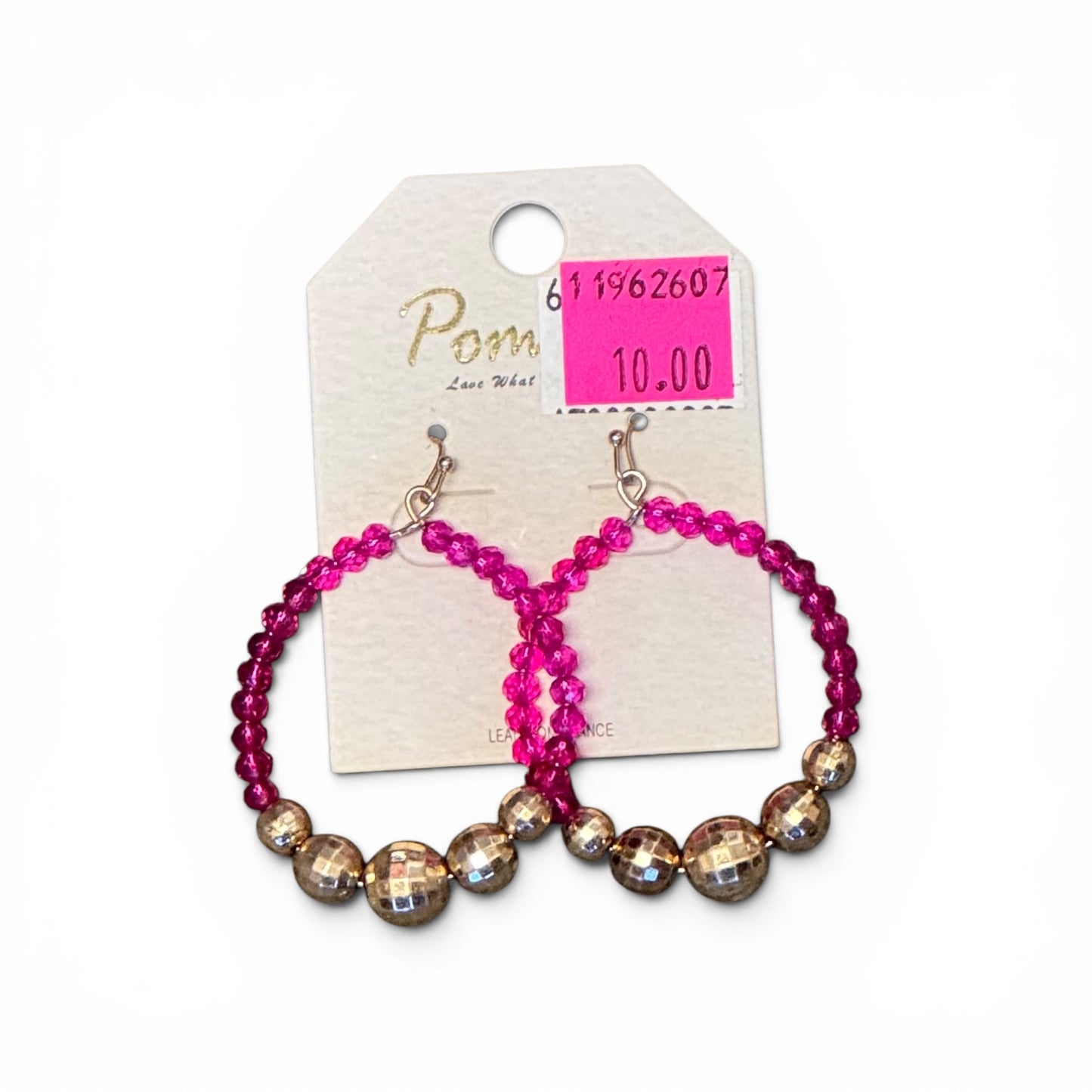 FACETED BEAD EARRINGS