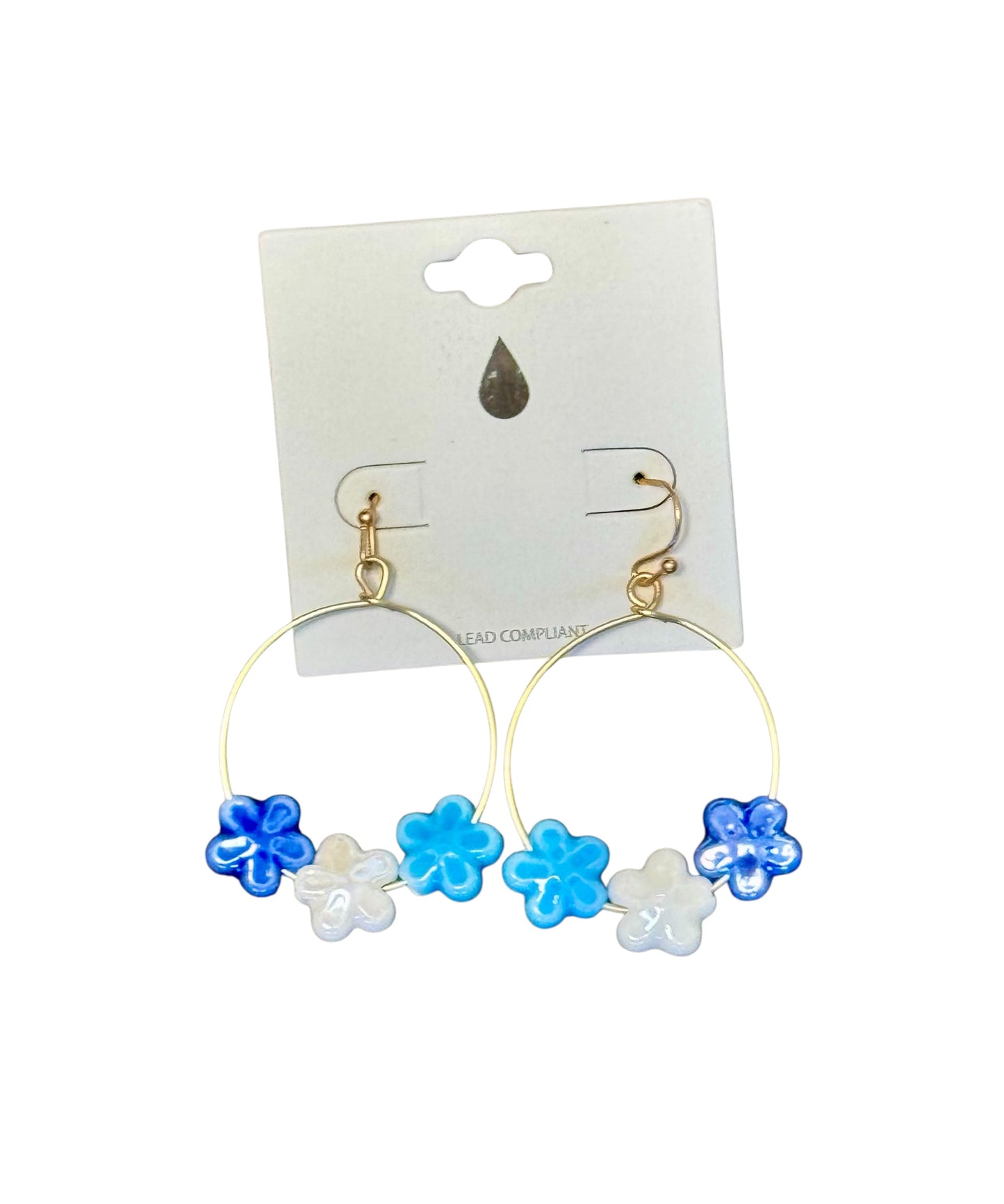 FLOWER BEAD EARRINGS