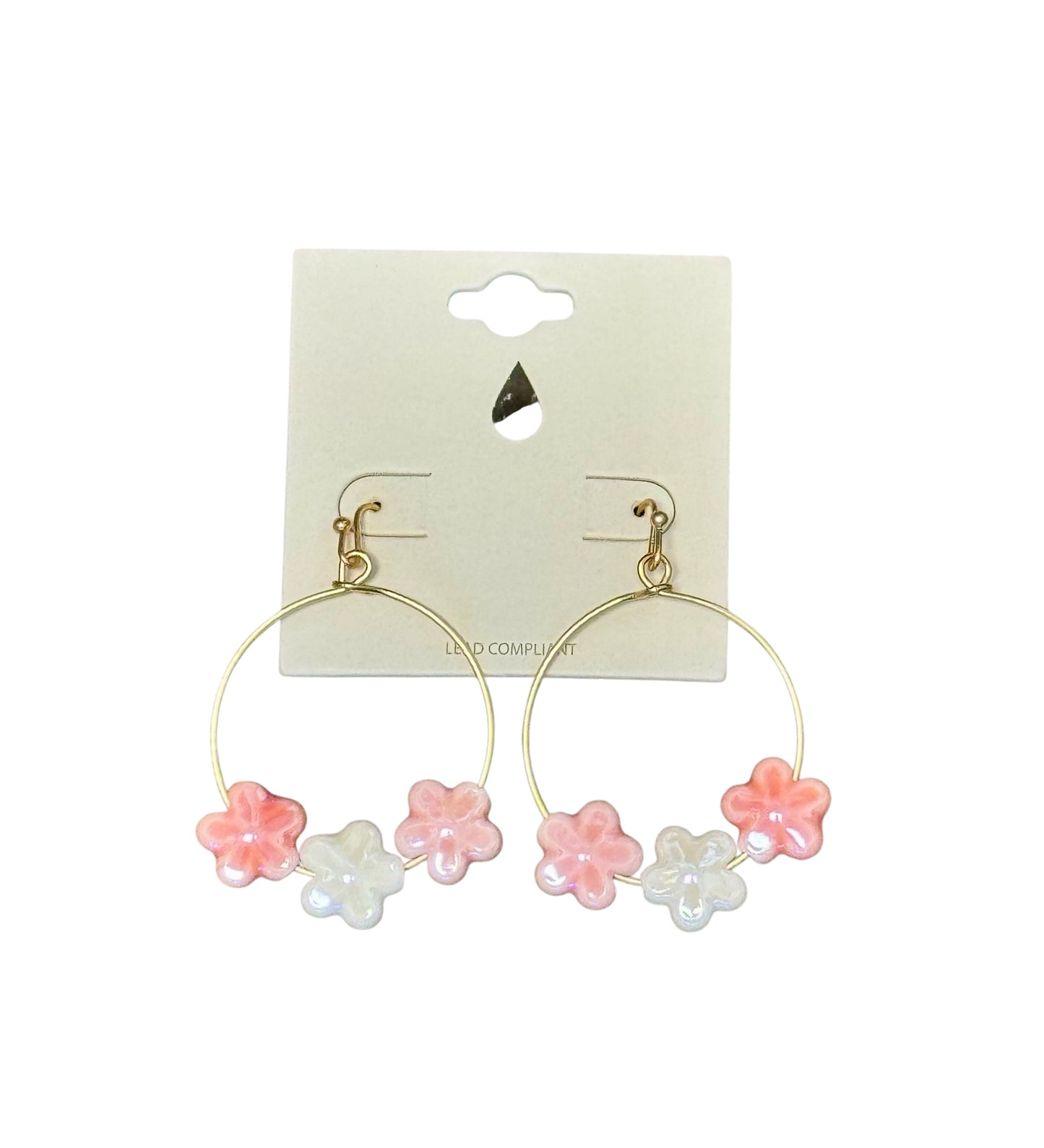 FLOWER BEAD EARRINGS