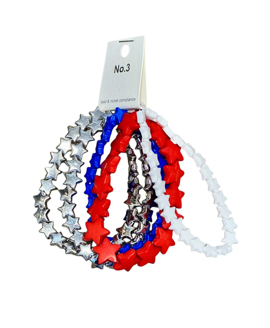 5 PIECE STAR BRACELET STACK