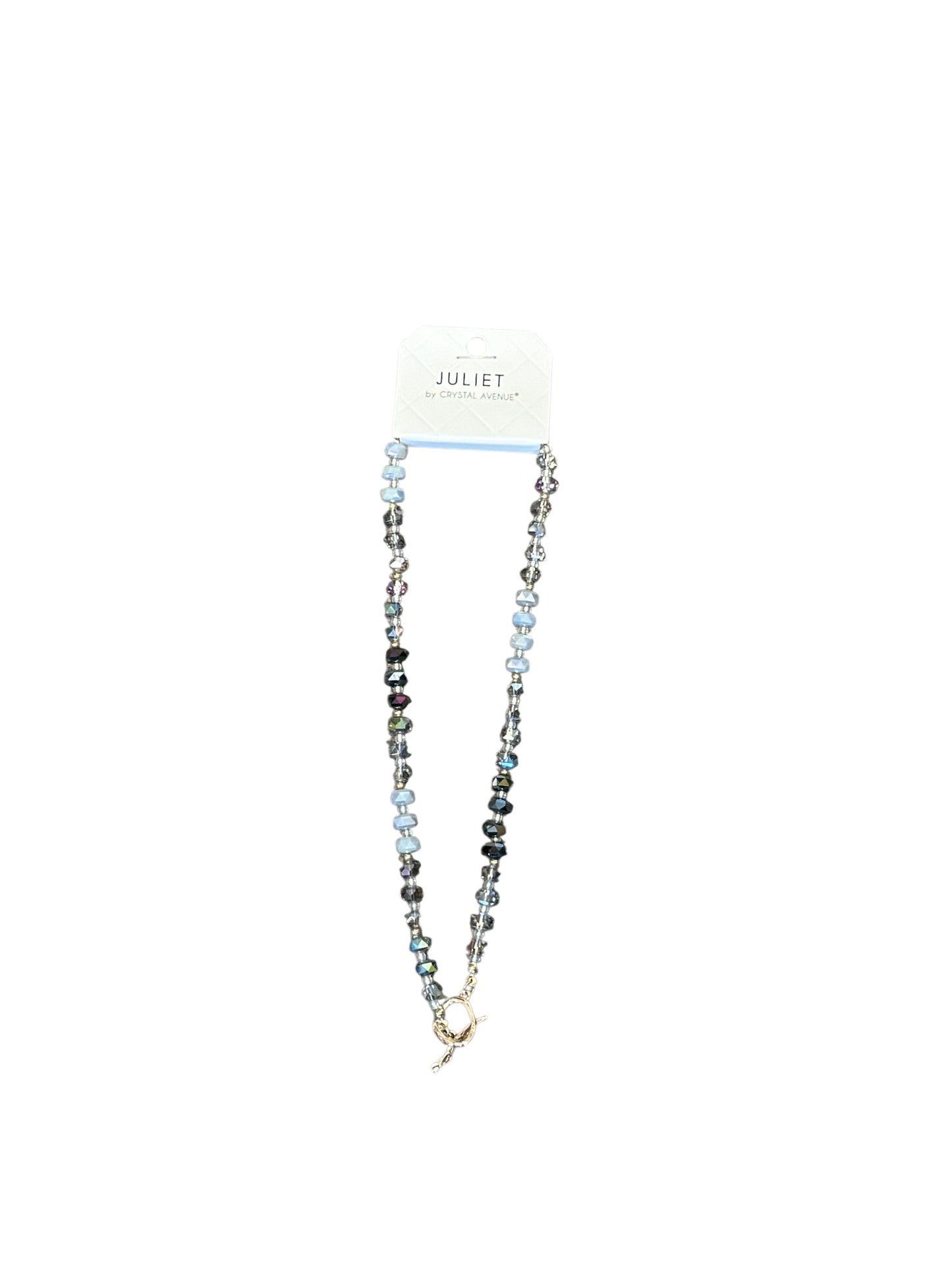 MIXED BEAD NECKLACE WITH TOGGLE CLASP