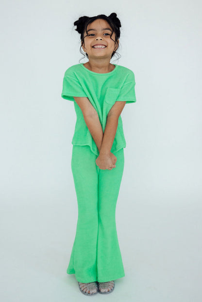 SALE Seafoam Green Scrunchy Bells