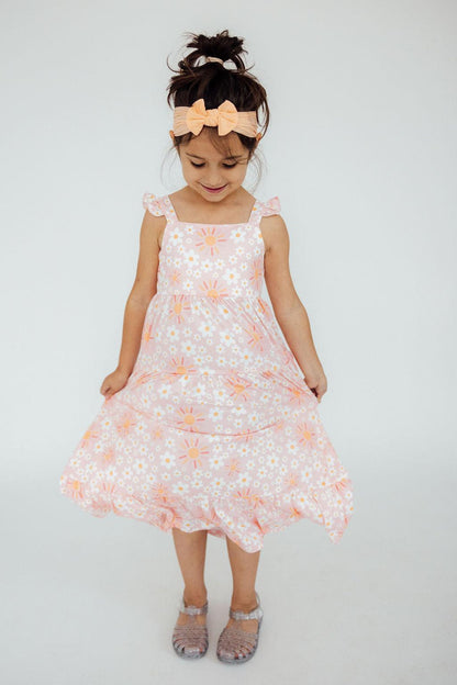 Sweet & Sunny Ruffle Maxi Dress