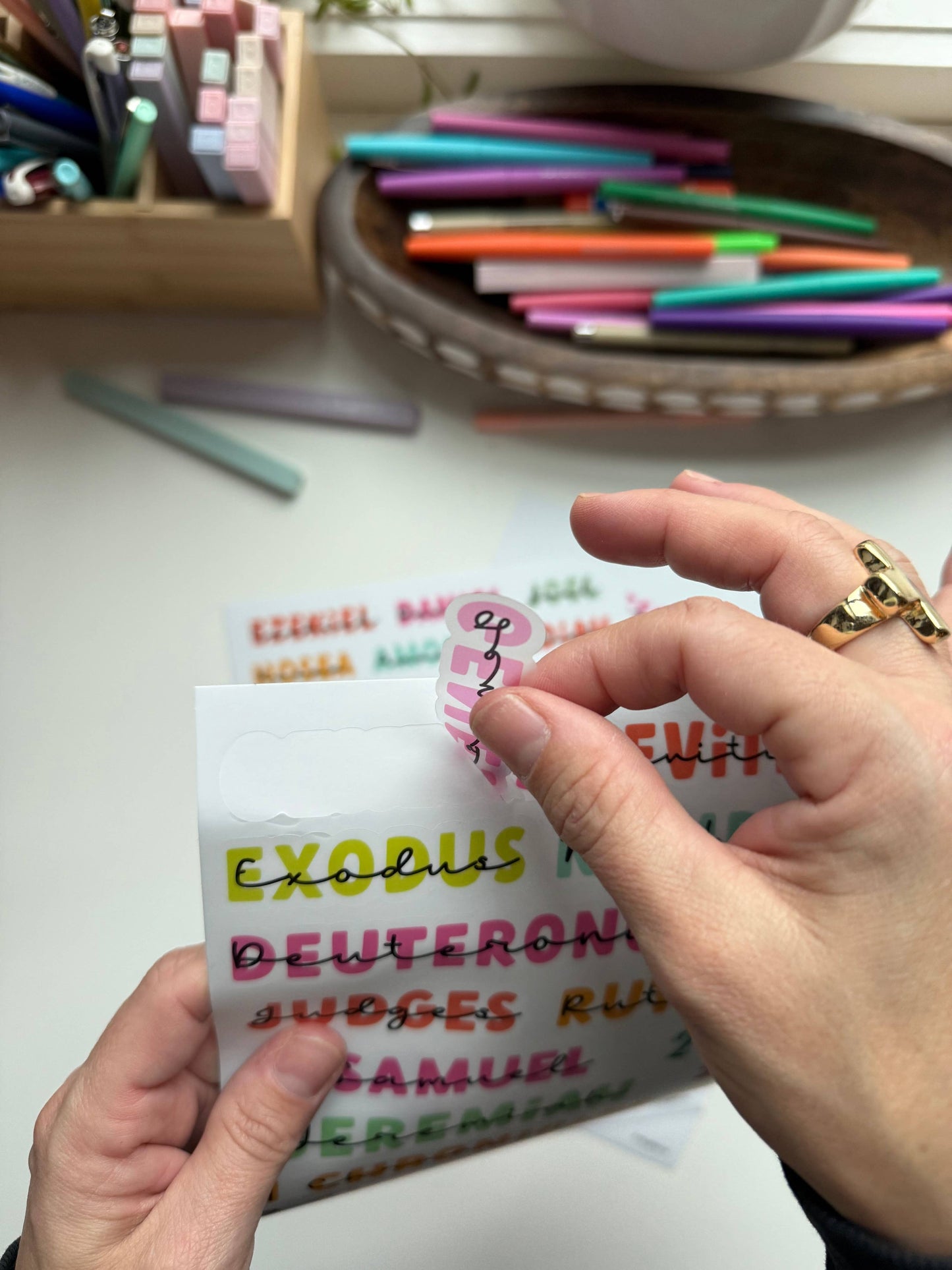 Books of the Bible Header Labels - SUMMER VIBE