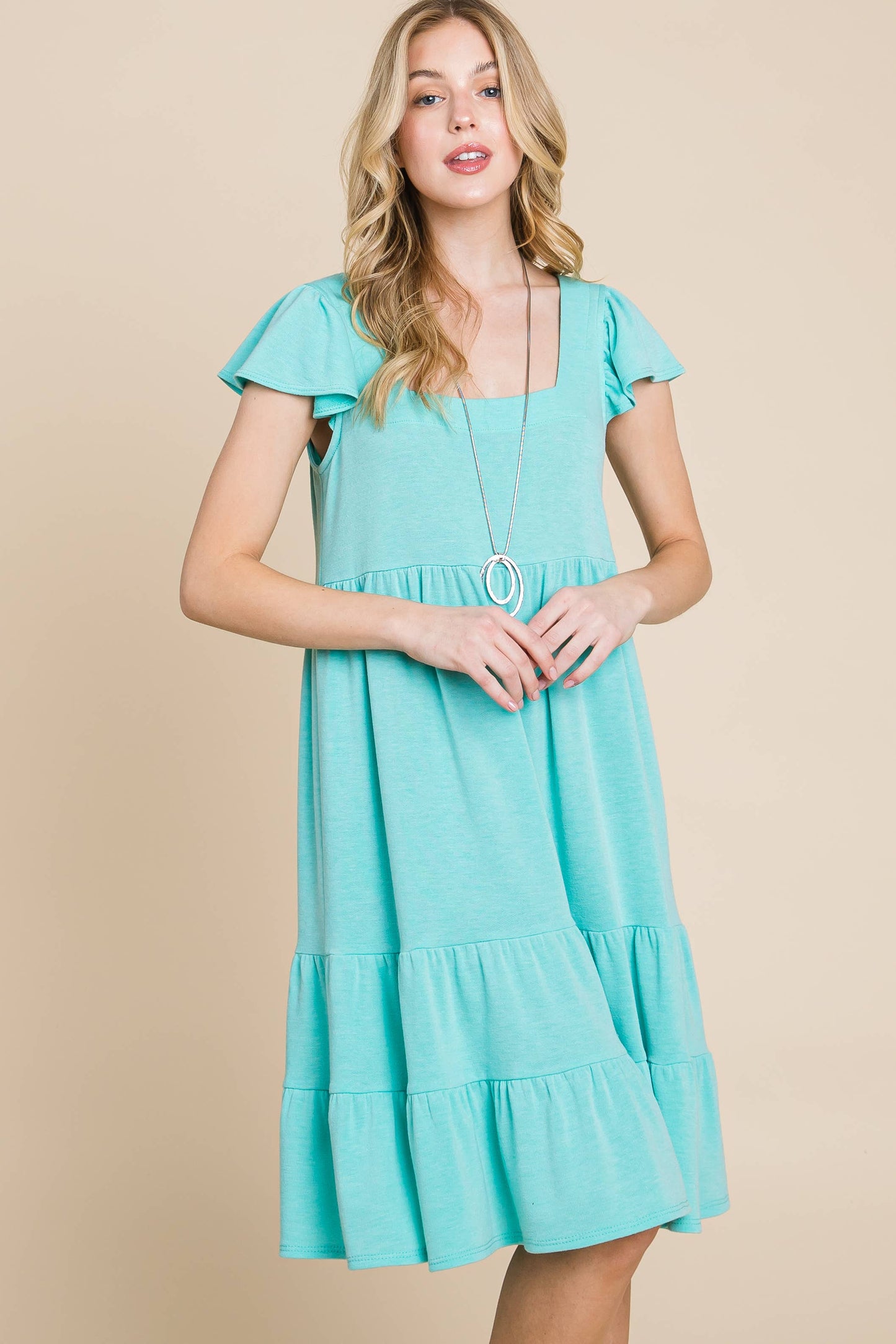 Solid French Terry Dress