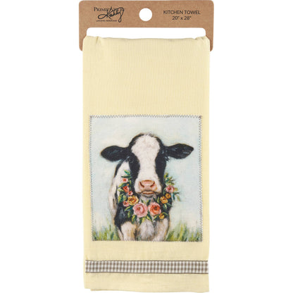 Floral Calf Kitchen Towel